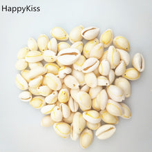 Load image into Gallery viewer, 50pcs 1.6-2cm Small Bulk Cut Beach Sea Natural Shell Conch Beads Cowry Cowrie Tribal Jewelery Craft Accessories holes DIY